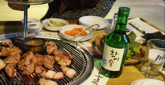 삽겹살에 소주