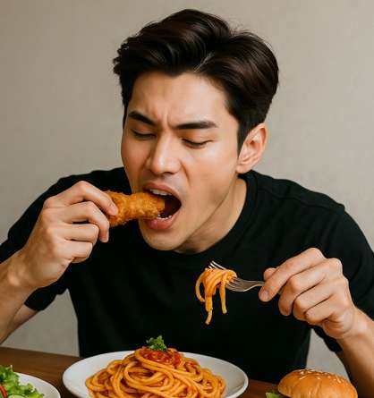 식탐 부릴 떄