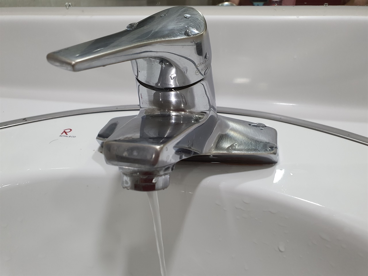 세면대 물 안 나오기